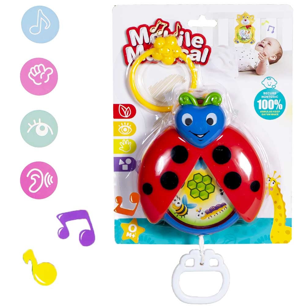 Zornaitoare muzicala pentru bebelusi – pentru patut, soare rosu