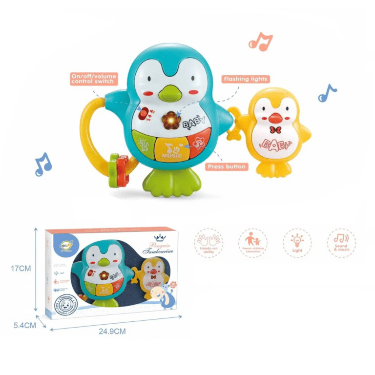 Jucărie Muzicală Bebe Pinguin (18L+)