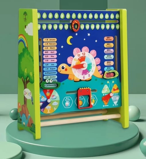 Jucarie de Lemn Calendar Dino Mare