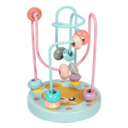 Jucarie lemn mini beads coaster