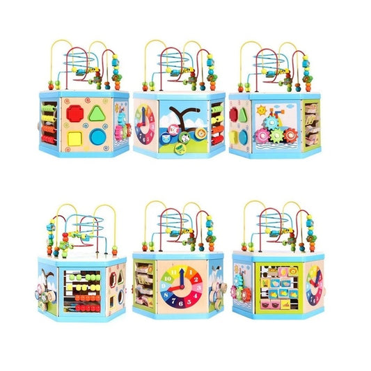 Joc lemn cub hexgon MWZ 7038