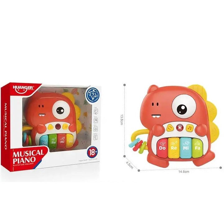 Orga pentru bebe in forma de dinozaur, Smart Dino Piano