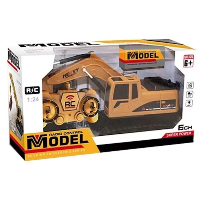 Excavator cu telecomanda pentru copii