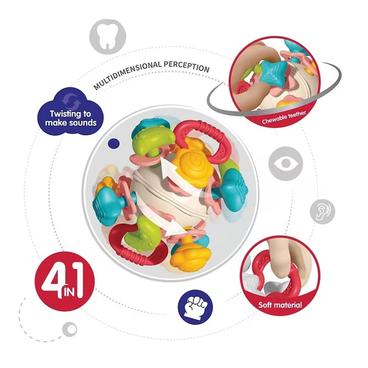 Jucarie senzoriala, pentru dentitie si zornaitoare