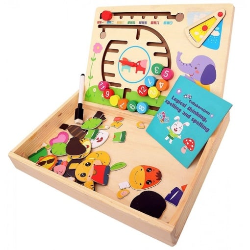 Jucarie de lemn - puzzel logic MG-329