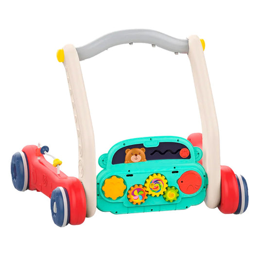 Centru de Activitati 2-in-1 pentru Bebelusi - Salteluta si Premergator Interactiv cu Pian