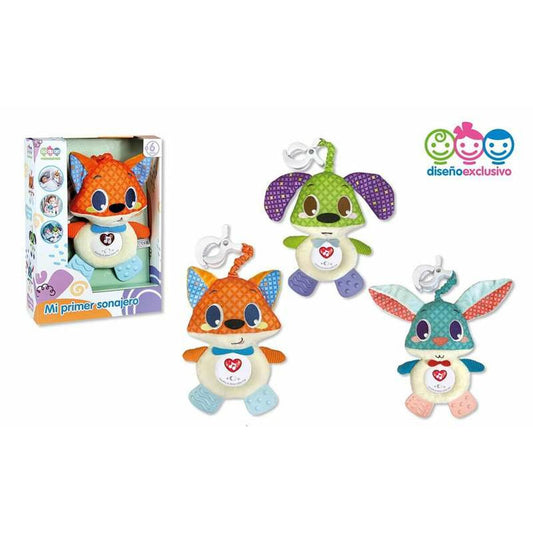 Jucarie senzoriala din plus pentru bebelusi, cu sunete si lumini, multicolora