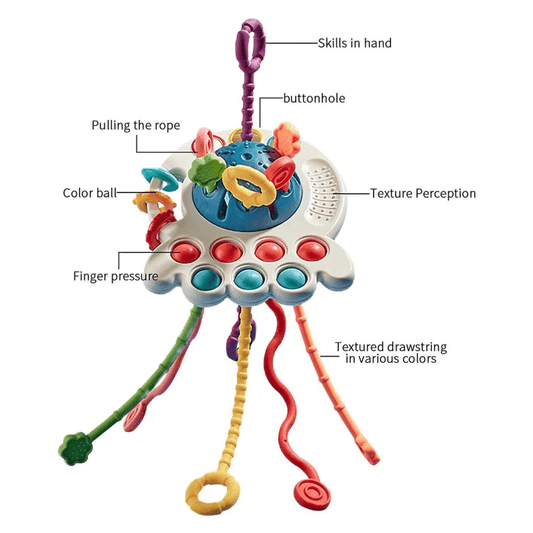 Jucărie Senzorială Caracatiță (6L+)