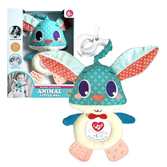 Jucarie senzoriala din plus pentru bebelusi, cu sunete si lumini, multicolora