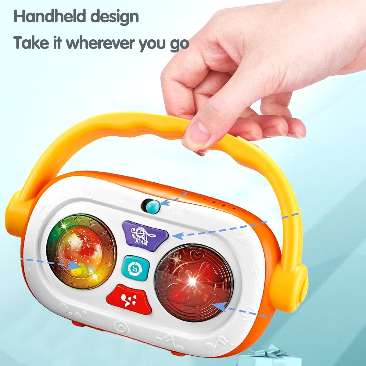 Radio Copii cu Efecte Luminoase si Sonore (12L+)