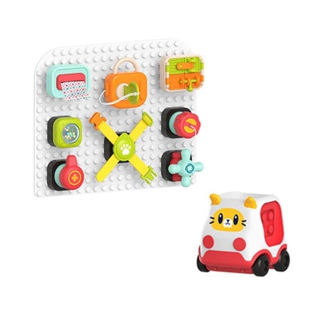 Jucarie educativa pentru copii – Busy board