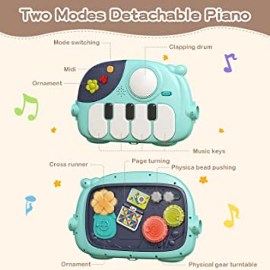 Antemergator interactiv si saltea de joaca bebelusi Multistage Walker 3 in 1