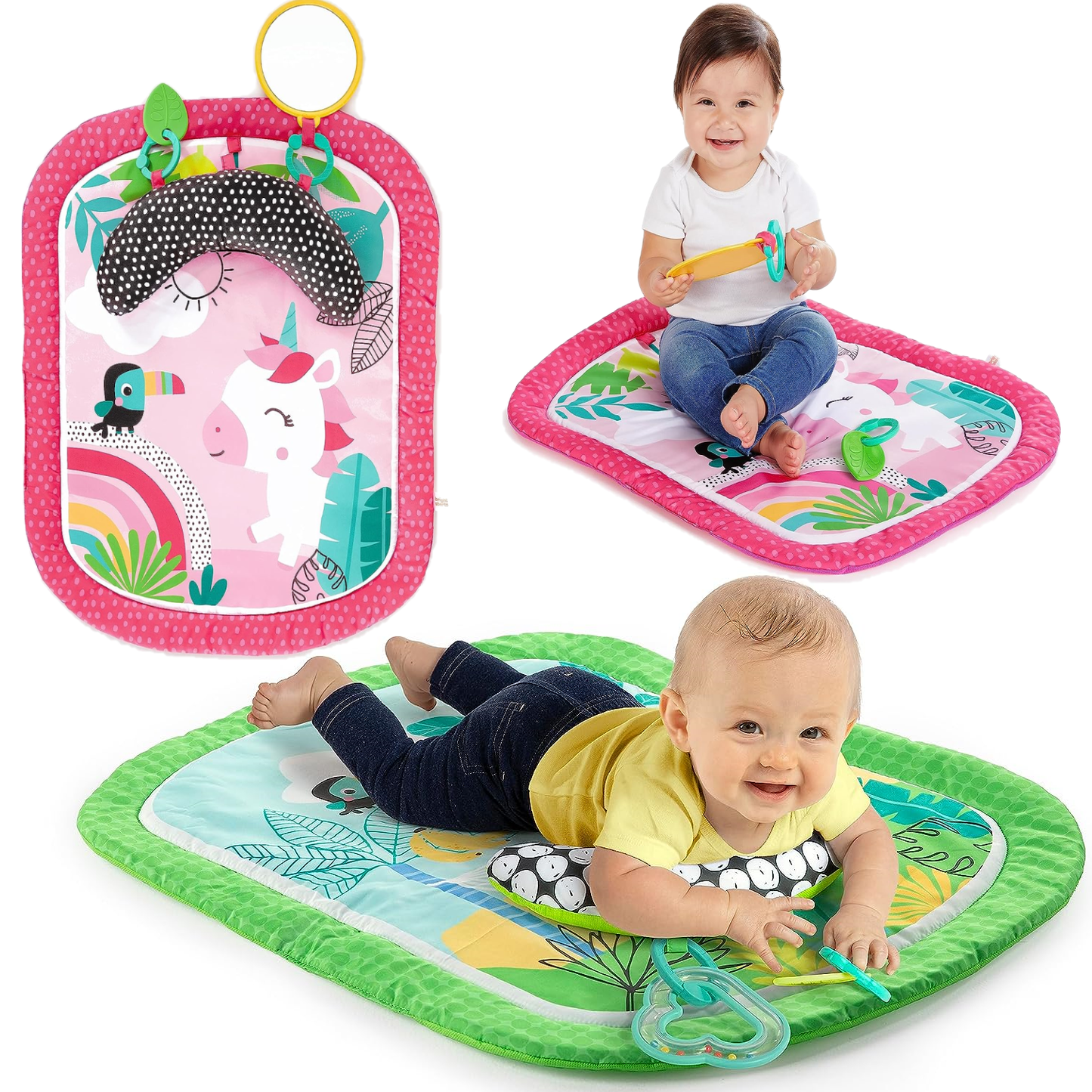 Covor bebeluș cu pernă