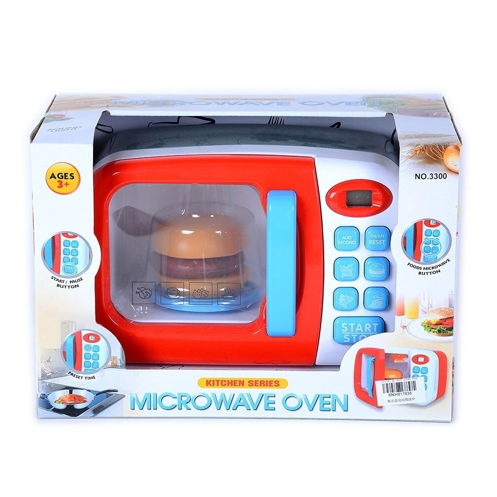 Cuptor cu microunde de jucarie cu burger