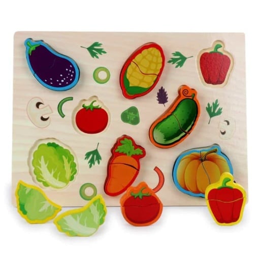 Puzzle Lemn Legume HZRT-4
