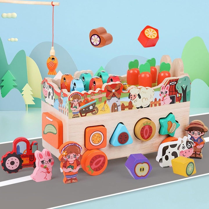 Jucamrie de lemn - farm smart car MB008