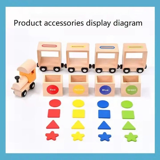 Jucărie de Lemn Tren