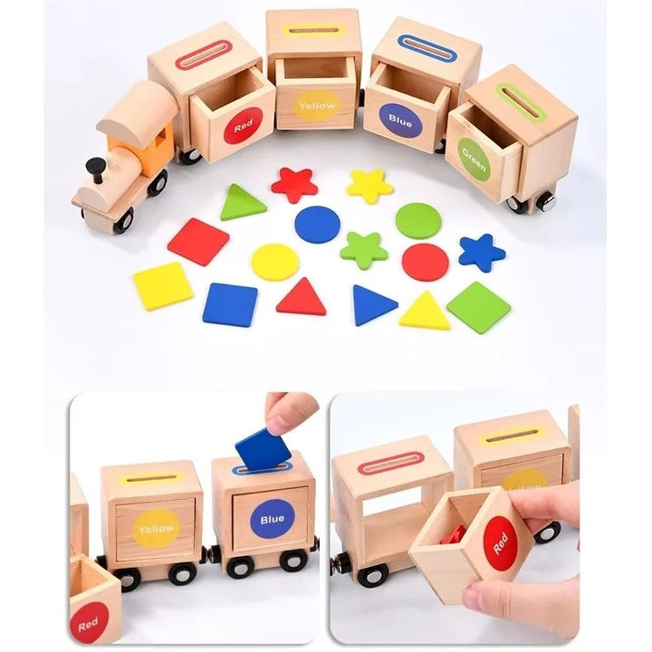 Jucărie de Lemn Tren