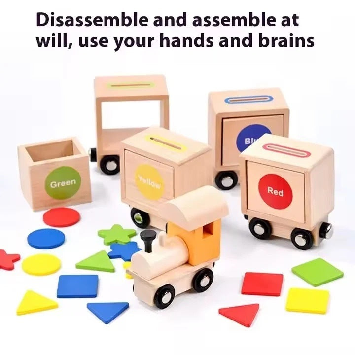 Jucărie de Lemn Tren