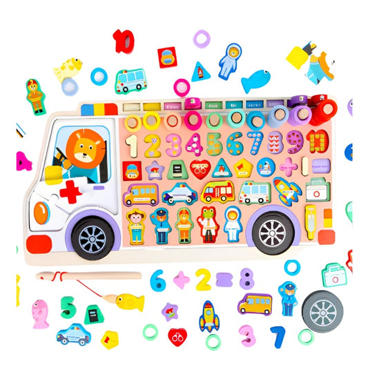 Jucărie de Lemn 6 în 1