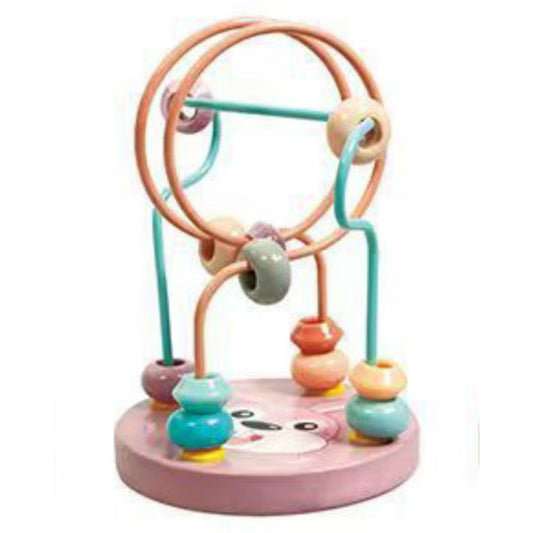 Jucarie lemn mini beads coaster