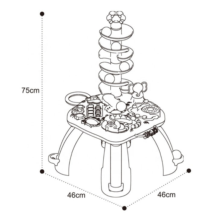 Masuta Educativa Multifunctionala LUDIRO cu Pian