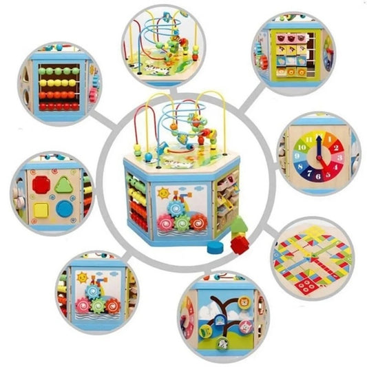 Joc lemn cub hexgon MWZ 7038