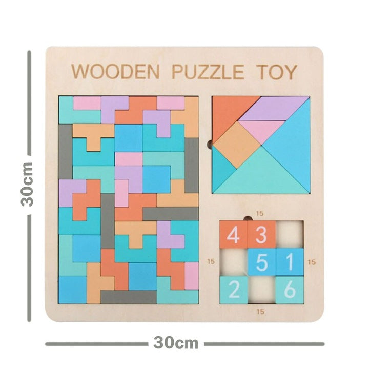 Puzzle lemn Rusia
