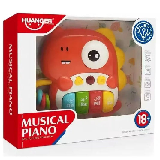 Orga pentru bebe in forma de dinozaur, Smart Dino Piano