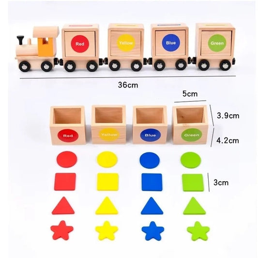 Jucărie de Lemn Tren