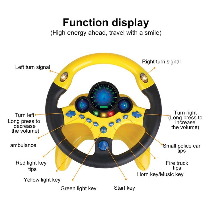 Set jucarie volan de simulare, Cozevdnt, plastic, pentru copii 5 ani