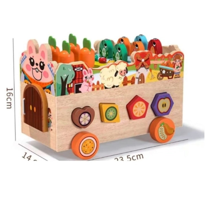 Jucamrie de lemn - farm smart car MB008