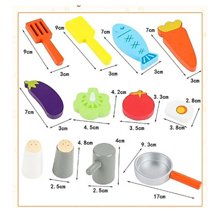 Joc lemn Kabi bucătărie