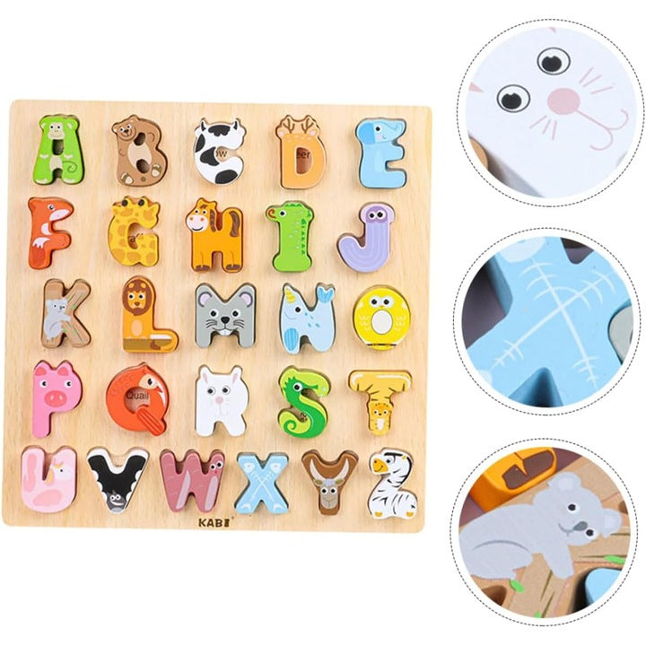 Puzzle Lemn Kabi Litere