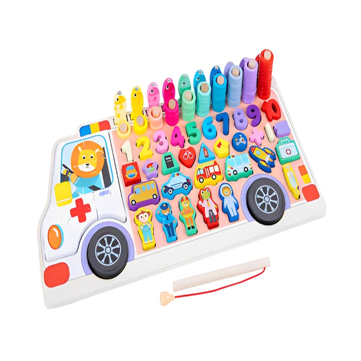 Jucărie de Lemn 6 în 1