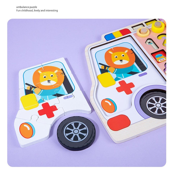 Jucarie de lemn - 6 in 1 MG 310