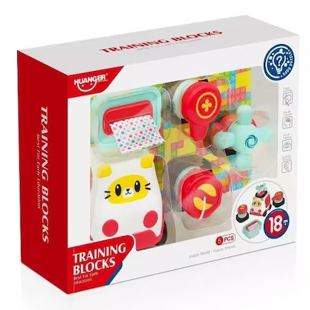 Set 5 Jucarii Busy Board Interactiva Masinuta 