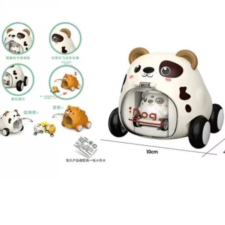 Masinuta 2 in 1 in forma de animalut AliBibi® catel