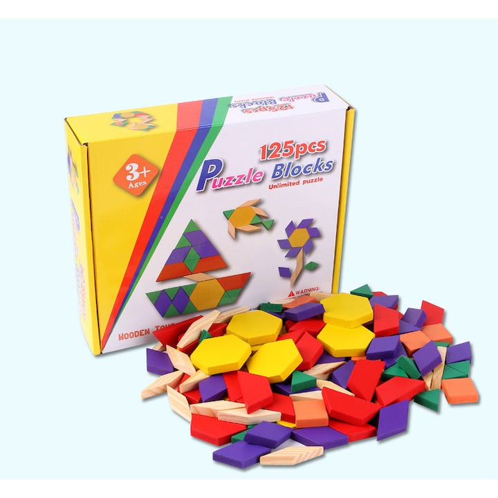 Joc lemn tangram 125